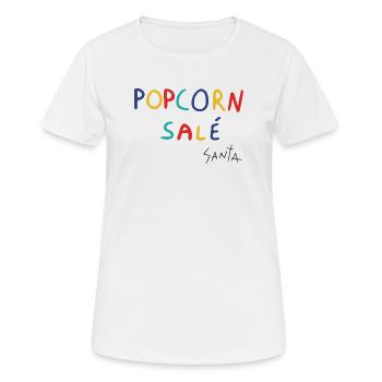 popcorn salé - T-shirt respirant Femme - blanc - Devant - AI Model Female 172 dark (172cm)