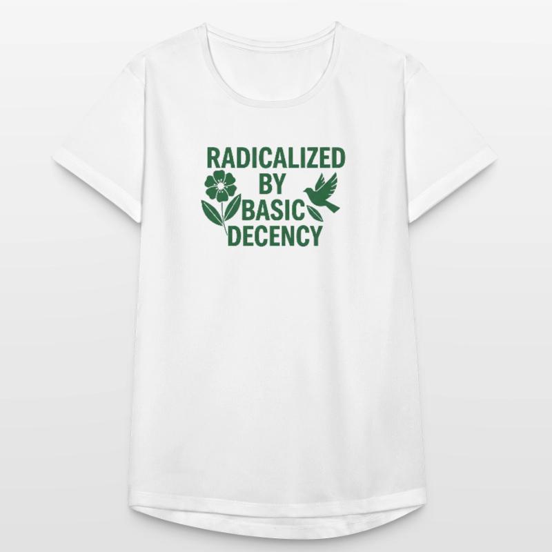 Progressive Values Basic Decency Shirt Women's Breathable T-Shirt