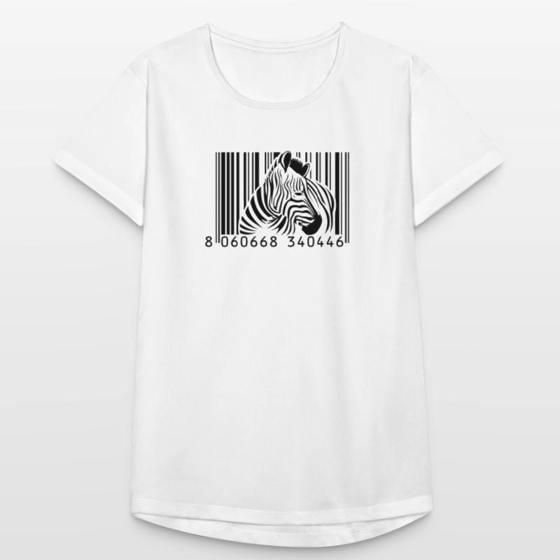 barcode zebra Women's Breathable T-Shirt