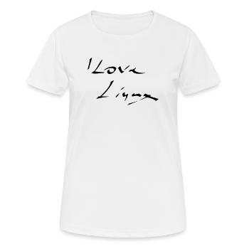 Linux, Software, programmieren - Frauen T-Shirt atmungsaktiv - Weiß - Vorne - AI Model Female 172 dark (172cm)