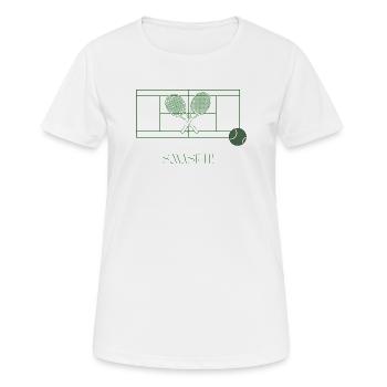 Game. Set. Match. - Women's Breathable T-Shirt - white - Front - AI Model Female 172 dark (172cm)