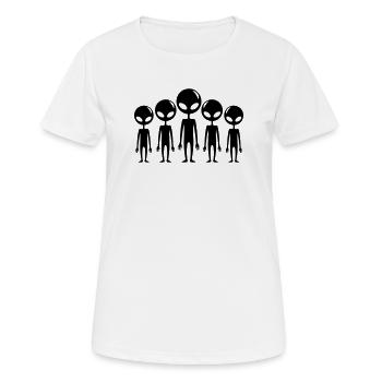 Équipe des étrangers - T-shirt respirant Femme - blanc - Devant - AI Model Female 172 dark (172cm)