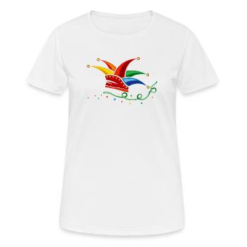 Streamers Confetti - Women's Breathable T-Shirt - white - Front - AI Model Female 172 dark (172cm)
