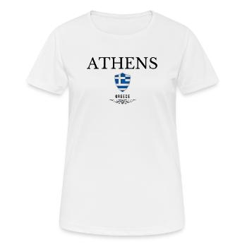 Souvenir Athen, elegantes Design Athen - Frauen T-Shirt atmungsaktiv - Weiß - Vorne - AI Model Female 172 dark (172cm)