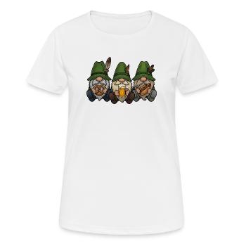 Festival Folklorique des Gnomes Éclipsés Costumes Traditionnels Cadeau de remplacement - T-shirt respirant Femme - blanc - Devant - AI Model Female 172 dark (172cm)