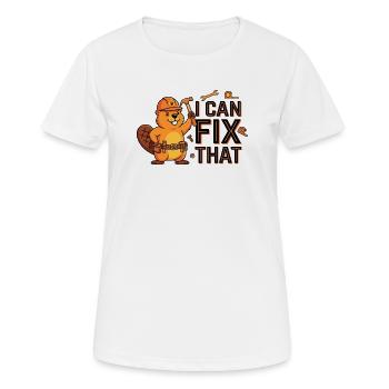 Artisan Beaver - Women's Breathable T-Shirt - white - Front - AI Model Female 172 dark (172cm)