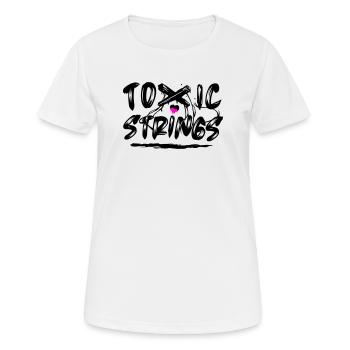 Cordes toxiques 2 Couleur - T-shirt respirant Femme - blanc - Devant - AI Model Female 172 dark (172cm)