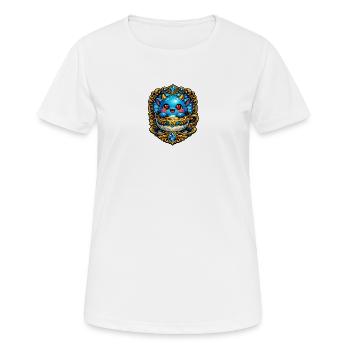 Little Blue Tea Copper Dragon - Women's Breathable T-Shirt - white - Front - AI Model Female 172 dark (172cm)