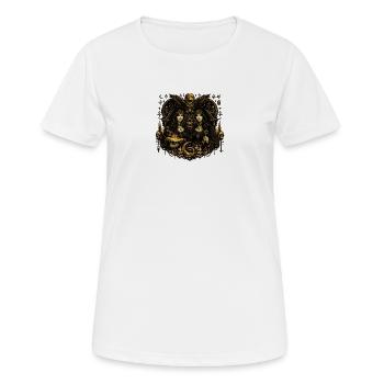 Jumeaux occultes de la connaissance - T-shirt respirant Femme - blanc - Devant - AI Model Female 172 dark (172cm)