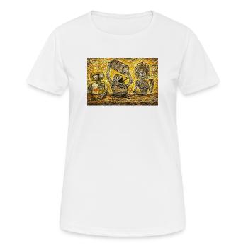 Bar der verlorenen Schrauben - Frauen T-Shirt atmungsaktiv - Weiß - Vorne - AI Model Female 172 dark (172cm)