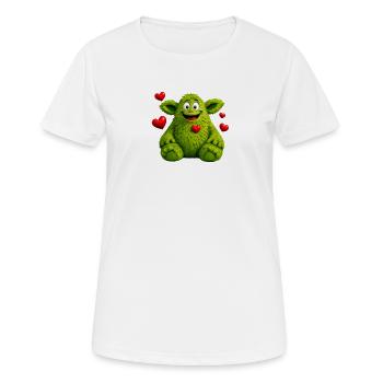 Monster - Women's Breathable T-Shirt - white - Front - AI Model Female 172 dark (172cm)