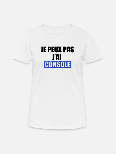I can't I consoled - Women's Breathable T-Shirt - white