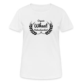 Naturprodukt Maiskörner Weizen - Frauen T-Shirt atmungsaktiv - Weiß - Vorne - AI Model Female 172 dark (172cm)