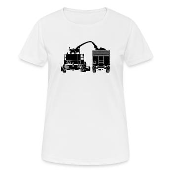 Corn chopper - Women's Breathable T-Shirt - white - Front - AI Model Female 172 dark (172cm)
