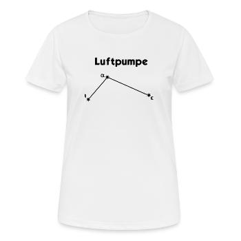 Machine pneumatique - T-shirt respirant Femme - blanc - Devant - AI Model Female 172 dark (172cm)