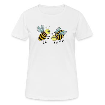 Insectes - T-shirt respirant Femme - blanc - Devant - AI Model Female 172 dark (172cm)