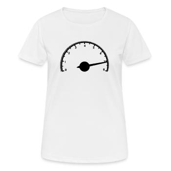 Car tachometer - Women's Breathable T-Shirt - white - Front - AI Model Female 172 dark (172cm)