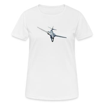 B-1B Lancer - T-shirt respirant Femme - blanc - Devant - AI Model Female 172 dark (172cm)