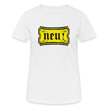 Nouveau - T-shirt respirant Femme - blanc - Devant - AI Model Female 172 dark (172cm)