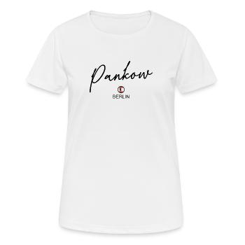 Pankow - Drapeau de Berlin - Ours de Berlin - Berlinerin - T-shirt respirant Femme - blanc - Devant - AI Model Female 172 dark (172cm)