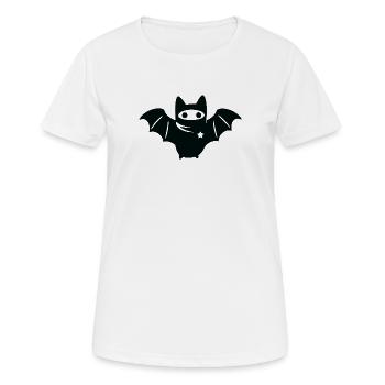 Masked Bat – Antifascisme Antifa - T-shirt respirant Femme - blanc - Devant - AI Model Female 172 dark (172cm)