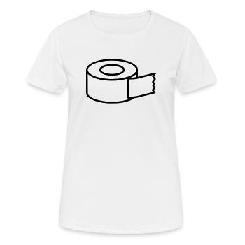 Masking Tape Craft Icon - Women's Breathable T-Shirt - white - Front - AI Model Female 172 dark (172cm)