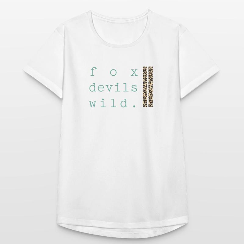 Fox Devil Wild Leopard Women's Breathable T-Shirt