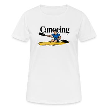 En canoë En canoë - T-shirt respirant Femme - blanc - Devant - AI Model Female 172 dark (172cm)