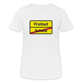 abishirt schulabschluss abimotiv 2010 gymnasium - Frauen T-Shirt atmungsaktiv - Weiß - Vorne - AI Model Female 172 dark (172cm)