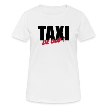 Taxi de ouf ! - T-shirt respirant Femme - blanc - Devant - AI Model Female 172 dark (172cm)