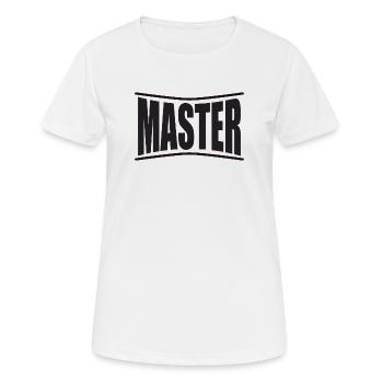 master slave bdsm bondage dominates mistress fetish - Women's Breathable T-Shirt - white - Front - AI Model Female 172 dark (172cm)