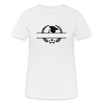 Passed in laurel wreath - Women's Breathable T-Shirt - white - Front - AI Model Female 172 dark (172cm)