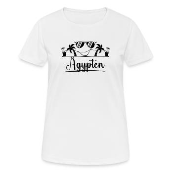 Aeggpten - Women's Breathable T-Shirt - white - Front - AI Model Female 172 dark (172cm)