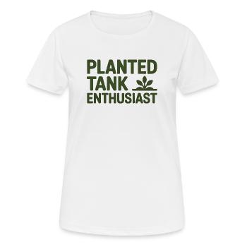 Cadeau pour passionnés d’aquariums plantés pour passionnés d’aquariums - T-shirt respirant Femme - blanc - Devant - AI Model Female 172 dark (172cm)