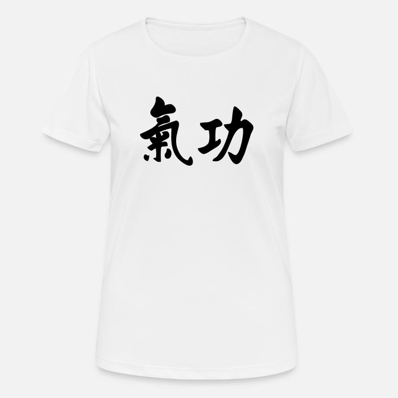 QI gong horizontal - Women's Breathable T-Shirt - white