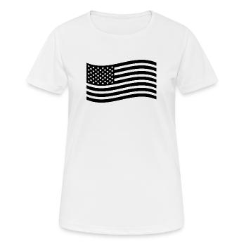 Use Flags - Women's Breathable T-Shirt - white - Front - AI Model Female 172 dark (172cm)