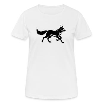 Running Fox - Women's Breathable T-Shirt - white - Front - AI Model Female 172 dark (172cm)