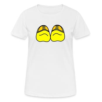 Sabots - T-shirt respirant Femme - blanc - Devant - AI Model Female 172 dark (172cm)