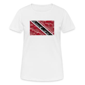 Tobago rural - T-shirt respirant Femme - blanc - Devant - AI Model Female 172 dark (172cm)