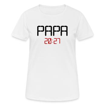Baby Dad 2027 - Women's Breathable T-Shirt - white - Front - AI Model Female 172 dark (172cm)