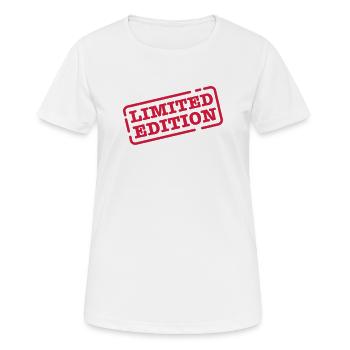 limited edition - Frauen T-Shirt atmungsaktiv - Weiß - Vorne - AI Model Female 172 dark (172cm)
