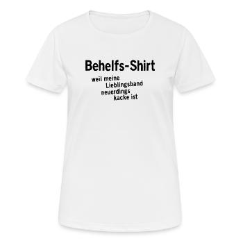 Chemise de fortune - T-shirt respirant Femme - blanc - Devant - AI Model Female 172 dark (172cm)