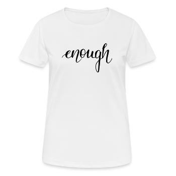 assez - T-shirt respirant Femme - blanc - Devant - AI Model Female 172 dark (172cm)