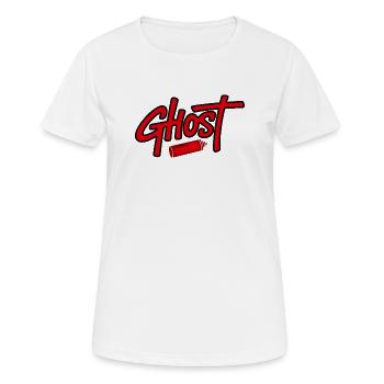 Illustration de rouge à lèvres fantomatique - T-shirt respirant Femme - blanc - Devant - AI Model Female 172 dark (172cm)