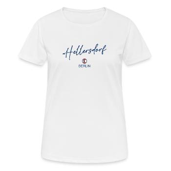 Hellersdorf - Drapeau de Berlin - Ours de Berlin - T-shirt respirant Femme - blanc - Devant - AI Model Female 172 dark (172cm)