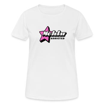 Modular Addicted Synthesizer - Women's Breathable T-Shirt - white - Front - AI Model Female 172 dark (172cm)