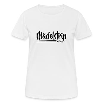Girls' Trip 2026 Girls' Trip Girls' Tour Girls' Trip - Women's Breathable T-Shirt - white - Front - AI Model Female 172 dark (172cm)