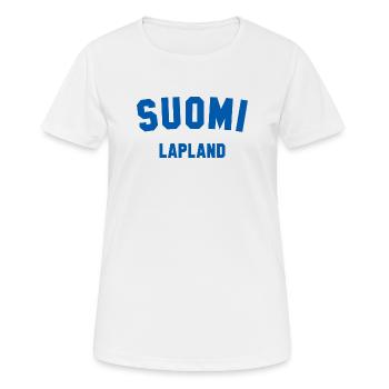 LAPLAND Suomi Lapland Finland - Women's Breathable T-Shirt - white - Front - AI Model Female 172 dark (172cm)