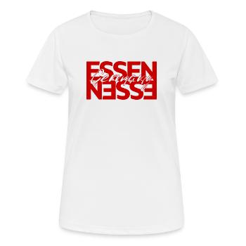 Essen, Allemagne - T-shirt respirant Femme - blanc - Devant - AI Model Female 172 dark (172cm)