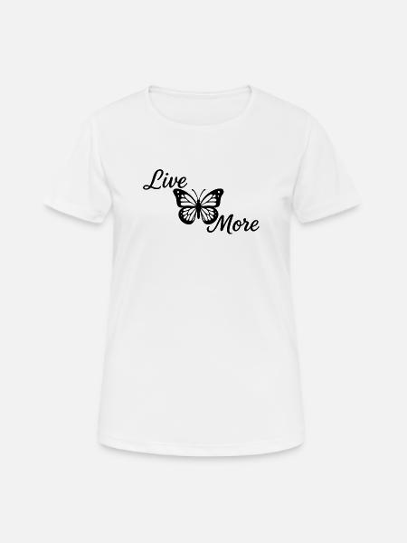 Vivre plus - T-shirt respirant Femme - blanc